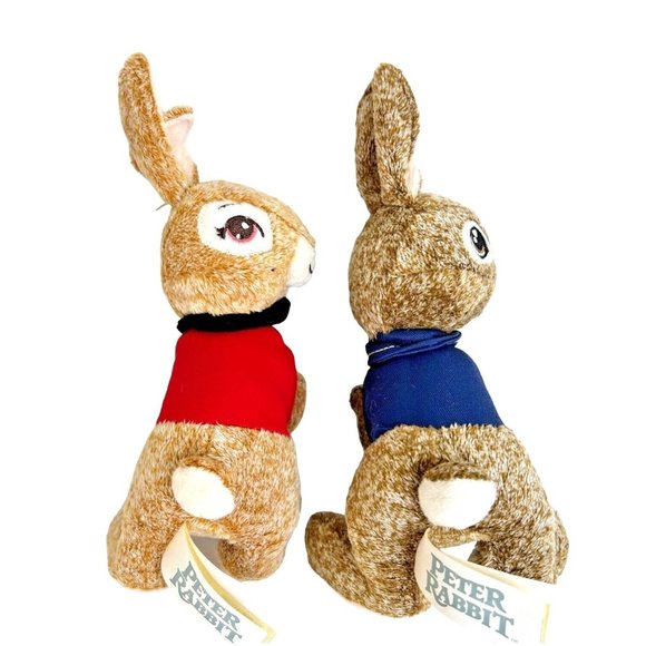 Peter Rabbit & Flopsy Plush Slap Bracelet Magnetic Dan Dee Bunny Stuffed Toy - Picture 6 of 12